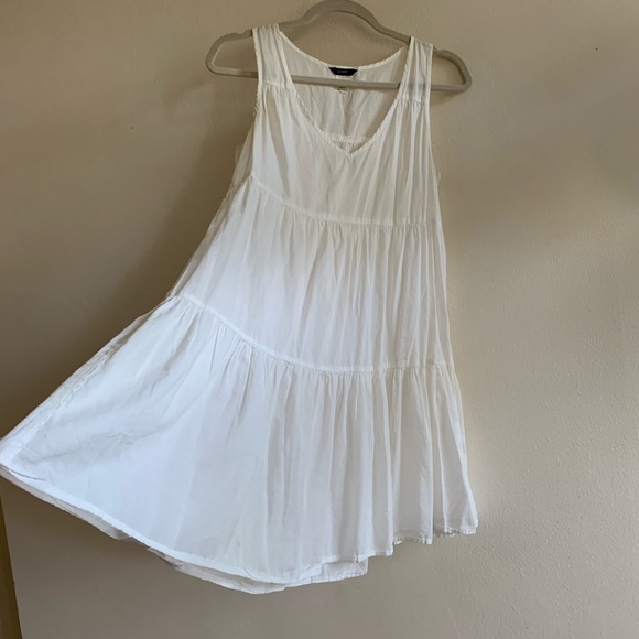 J. Crew Dresses & Skirts - Tiered cotton white j crew antique slip dress